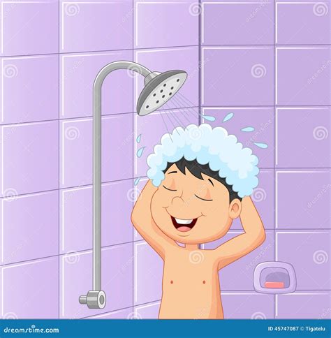 shower cartoon|Taking Shower Cartoon Pictures, Images and Stock Photos.